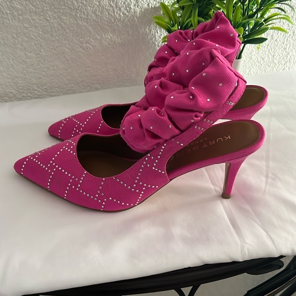 KURT GEIGER LONDON Women's Pink Stiletto Heels - Picture 4 of 14